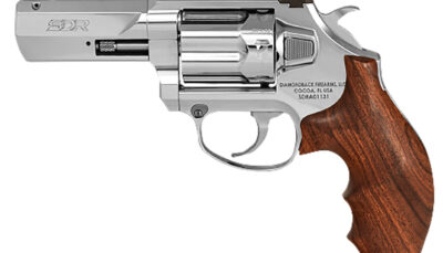Diamondback DB075AS703 SDR  Sports South Exclusive 357 Mag/38 Special +P 6 Shot 3" Polished Stainless Steel Barrel, Cylinder & Frame, Hogue Wood Grip, Exposed Hammer