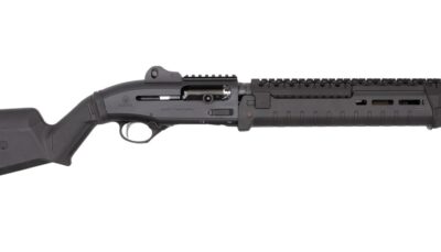 Langdon Tactical Tech LTT1301HZMBLK Beretta 1301  3" 7+1 18.50" Black Oxide Heat Shield Barrel, Black Anodized Aluminum Receiver, Black Magpul Synthetic Stock, Modified Magpul Zhukov Forend
