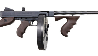 Auto-Ordnance T5P100D 1927A-1 Lightweight Deluxe .45 Cal 100+1 Fixed Walnut Wood Stock, Walnut Grip