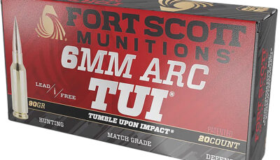 Fort Scott Munitions 6ARC-090-SCV2 Tumble Upon Impact (TUI)  6ARC 90gr Solid Copper Spun 20 Per Box/10 Case