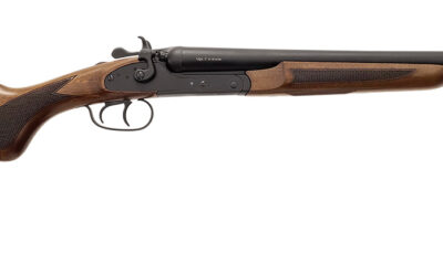 Silver Eagle Arms COACH12 Coach 12 Gauge Break Action 3" 2rd 20" Black Side By Side Barrel, Black Receiver, Fixed Walnut Stock