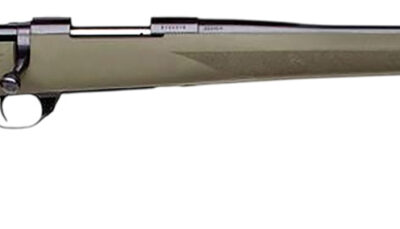 Howa HGR72133 1500 Hogue 243 Win 5+1 22" Black Heavy Barrel, Black Stainless Steel Drilled & Tapped Receiver, Green Hogue OverMolded Synthetic Stock, Right Hand