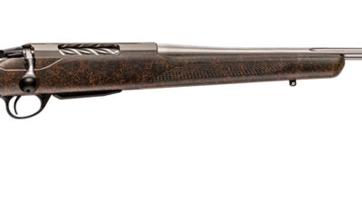 Tikka JRTXRBS37124 T3x Roughtech 7mm PRC 3+1 24.30" Stainless Fluted Threaded Barrel, Stainless Steel Drilled & Tapped Receiver, Ember Roughtech Synthetic Stock, Right Hand