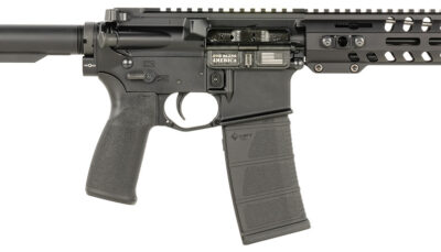 Patriot Ordnance Factory 2172 P15 Constable 5.56 NATO 30+1 10.50" M-LOK Handguard, Black Anodized Aluminum Receiver w/Picatinny Rail, Black Polymer MFT Blade Stabilizer, MFT Grip