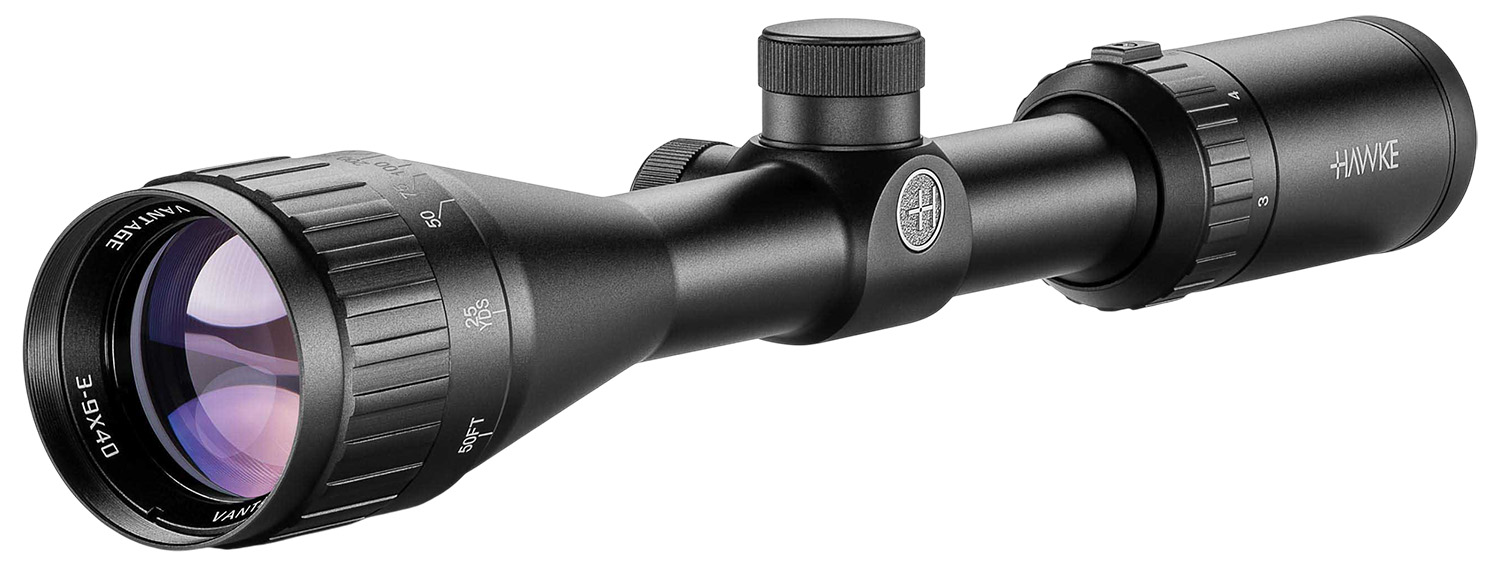 Hawke Sport Optics 14123 Vantage Riflescope Black 3-9x40mm 1" Tube Mil-Dot Reticle