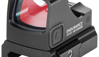 Hawke Sport Optics 12151 Endurance Reflex Sight  Black 1x21mm 3 MOA Dot/Circle Dot Reticle Weaver Rail/RMSc Footprint Mount