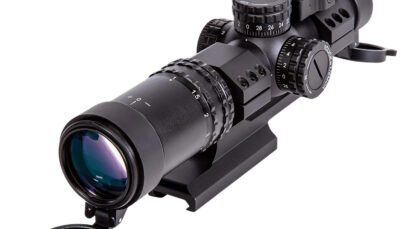 Firefield FF13071K RapidStrike Kit Matte Black 1-4x24mm, 30mm Tube 5 MOA Illuminated Black/Green/Red Circle Dot Reticle