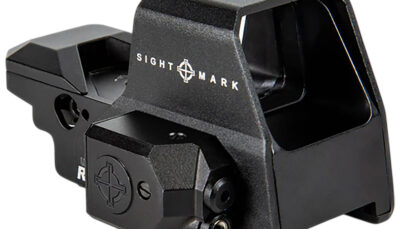 Sightmark SM26033R Ultra Shot R-Spec Black 1x 33x24mm, Illuminated Green/Red Multi Reticle/Red Laser Picatinny Rail Mount