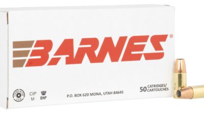 Barnes Bullets 32516   9mmLuger 124gr Sierra Jacketed Hollow Point 50 Per Box/10 Case
