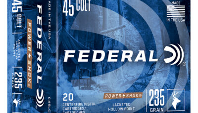Federal C45LCB Power-Shok  45Colt 235gr Jacketed Hollow Point 20 Per Box/10 Case