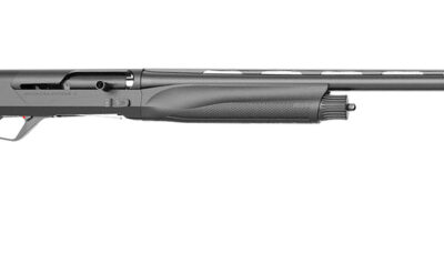 Retay USA RACEBLK26 Ace Type R 12 Gauge Semi-Auto 3.50" 3- 2.75" Shells 26" Overall Extra Black Vent Rib Barrel, Drilled & Tapped Receiver, Adj Shim Synthetic Stock