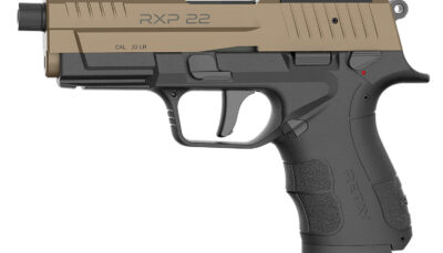 Retay USA RXP22BLKFDES10TH RXP 22 LR 10+1 4" Threaded Barrel, Flat Dark Earth Cerakote Optic Ready/Serrated Slide, Black Cerakote Polymer Frame w/Accessory Rail, RMR/RMSc Footprint