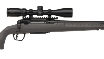 Savage Arms 32474 110 Trailblazer XP 7mm PRC 2+1 22" Fluted Barrel, Flat Dark Gray Adj LOP Synthetic Stock, Right Hand