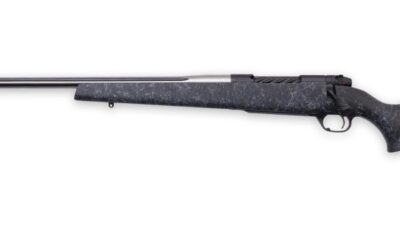 Weatherby MAM01N7MMPL8B Mark V Accumark Full Size 7mm PRC 3+1 26" Spun Stainless w/Graphite Black Cerakote Fluted Threaded Barrel, Graphite Black Cerakote Steel Drilled & Tapped Receiver, Matte Black