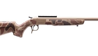 CVA CR4442DC Cascade Takedown 45-70 Gov 1rd 20" Flat Dark Earth Cerakote Stainless Steel Threaded Barrel & Receiver w/Picatinny Rail, Duck Camo Synthetic Stock