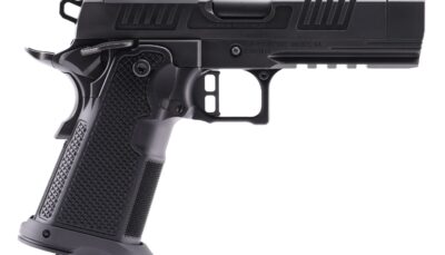 Alpha Foxtrot AA47X1QIG-XDBK19 AF1911 Romulus 9mm Luger 20+1 3.50" Black DLC Stainless Steel Threaded Compensated Barrel, Optic Ready/Serrated Slide & Frame w/Beavertail & Picatinny Rail, Aluminum Gri