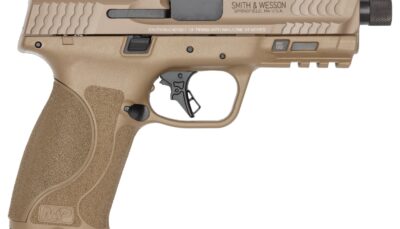 Smith & Wesson 14832 M&P9 M2.0 Sports South Exclusive 9mm Luger 23+1 4.72" Black Armornite Threaded Barrel, Flat Dark Earth Cerakote Stainless Steel Optic Ready/Serrated Slide, Flat Dark Earth Polymer