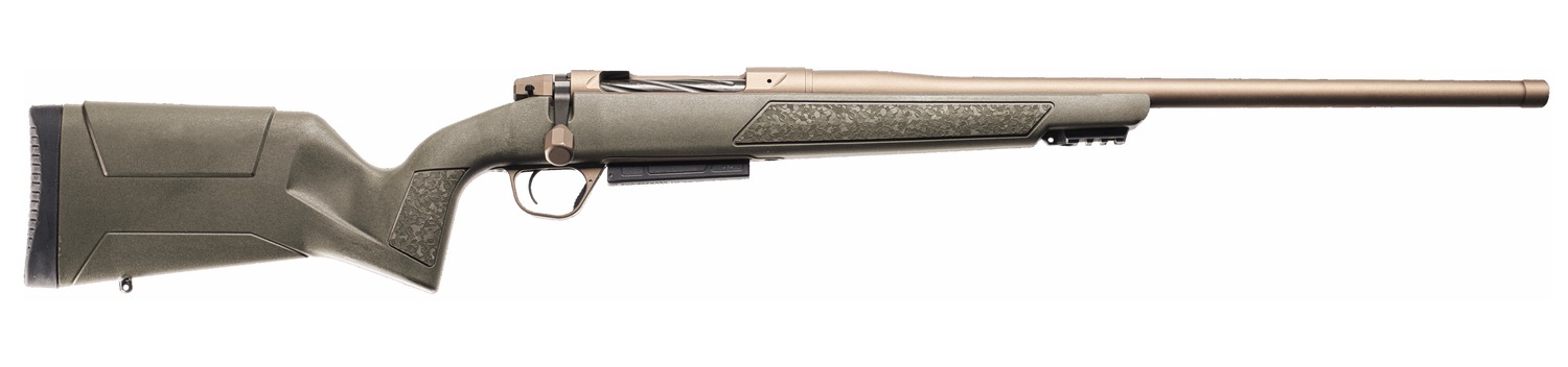 Christensen Arms 801-15004-01 Evoke 270 Win 4+1 22" Burnt Bronze Cerakote Threaded Barrel, Burnt Bronze Cerakote Drilled & Tapped Receiver, Picatinny Rail Forend, OD Green Fixed Synthetic Stock