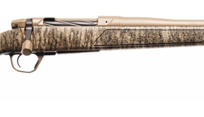 Christensen Arms 801-15015-01 Evoke Mossy Oak 270 Win 4+1 22" Flat Dark Earth Cerakote Threaded Barrel, Flat Dark Earth Cerakote Drilled & Tapped Receiver, Picatinny Rail Forend, Mossy Oak Bottomland