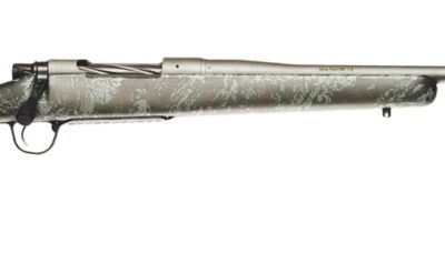 Christensen Arms 801-01346-00 Mesa FFT Full Size 22 Creedmoor 4+1 20" Tungsten Gray Cerakote Threaded Barrel, Tungsten Gray Cerakote Steel Drilled & Tapped Receiver, Carbon w/Gray Accents Fixed Carbon
