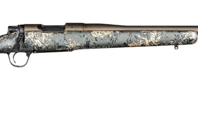 Christensen Arms 801-01348-00 Mesa FFT TI Full Size 22 Creedmoor 4+1 20" Burnt Bronze Cerakote Threaded Barrel, Burnt Bronze Cerakote Titanium Drilled & Tapped Receiver, Carbon w/Green & Tan Accents F