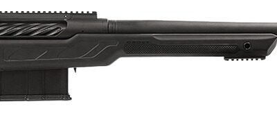 Cadex Inc CDXBMGQUA5029HI20I1J5N BMG Quake 50 BMG 3+1 29" Black DLC Match Grade Threaded Barrel, Black Cerakote Receiver w/Picatinny Rail, Adj Cheek Piece & LOP Black Polymer Stock