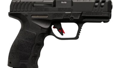 Sarsilmaz SAR9CG3BL10 SAR9 Gen3 Compact 9mm Luger 10+1 4.10" Black Barrel, Black Steel Optic Cut/Serrated Slide, Black Polymer Frame w/Picatinny Rail, Textured Grip, RMSc Footprint