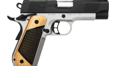 Kimber Mfg, Inc 3500403 Next Generation Pro 9mm Luger 9+1 4" Stainless Crowned Bull Barrel, KimPro Black Stainless Steel Optic Ready/Serrated Slide, Matte Stainless Steel Frame w/Beavertail, Black Wal