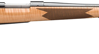 Winchester Repeating Arms 535218212 Model 70 Super Grade 243 Win Caliber with 5+1 Capacity, 22" Barrel, High Polished Blued Metal Finish & Gloss AAA Maple Stock Right Hand (Full Size)