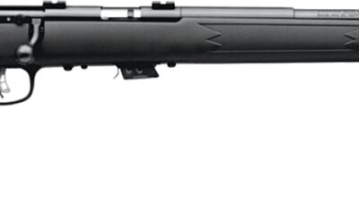 Savage Arms 26724 Mark II FV Full Size 17 HM2 5+1 21" Black Satin Heavy Button Rifled Barrel, Satin Black Drilled & Tapped Carbon Steel Receiver, Matte Black Fixed Synthetic Stock, Right Hand