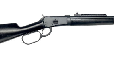 Taylors & Company 220094 1892 Alaskan Takedown Chiappa Full Size 357 Mag 7+1 16" Matte Blued Octagon Barrel, Blued Steel Receiver w/Integrated Rail Base, Black Textured Walnut Fixed Stock, Right Hand