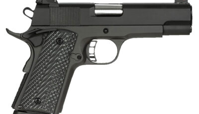 Rock Island 51857 Rock Ultra CCO 45 ACP 7+1 4.20" Button-Rifled Barrel, Black Parkerized Serrated Steel Slide, Black Anodized Aluminum Frame w/Beavertail, G10 Tactical Grip, Right Hand