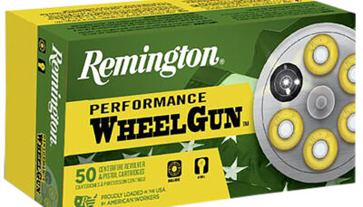 Remington Ammunition 22340 Performance WheelGun  45Colt 250gr Lead Round Nose 50 Per Box/10 Case