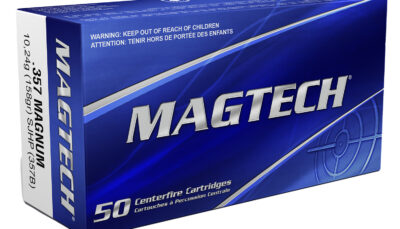 Magtech 357B Range/Training  357Mag 158gr Semi Jacketed Hollow Point 50 Per Box/20 Case