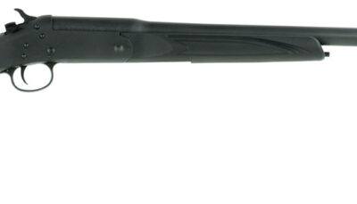 Stevens 22558 301  20 Gauge Break Open 3" 1rd 26" Matte Black Single Shot Barrel, Matte Black Carbon Steel Receiver, Fixed Matte Black Synthetic Stock, Ambidextrous