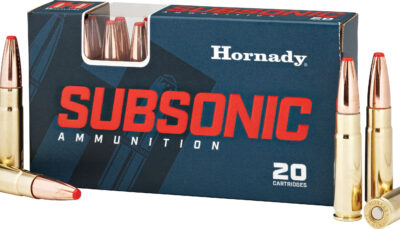 Hornady 80877 Subsonic Rifle 300Blackout 190gr Sub X 20 Per Box/10 Case