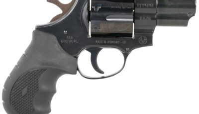 Weihrauch Guns 770125 Windicator  38 Special 6rd 2" Blued Steel Barrel & Cylinder, Compact Blued  Steel Frame w/Exposed Hammer, Ramp Front/Fixed Rear Sights, Finger Grooved Black Rubber Grip