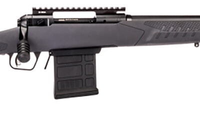 Savage Arms 57006 110 Tactical Full Size 308 Win 10+1 20" Matte Black Heavy Threaded Barrel, Matte Black Drilled & Tapped Carbon Steel Receiver, Adj AccuStock Matte Gray Synthetic Stock, Right Hand