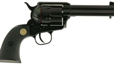 Chiappa Firearms CF340250D SAA 1873  Medium Frame 22 LR/22 WMR 6 Shot, 4.75" Blued Steel Barrel, Cylinder & Frame, Black Plastic Grip, Exposed Hammer