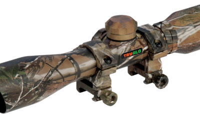 TruGlo TG8504CD Compact  Realtree APG 4x 32mm 1" Tube Diamond Reticle w/Rings