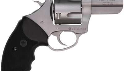Charter Arms 74530 Bulldog  Extra Large 45 Colt (LC), 5 Shot 2.50" Matte Stainless Steel Barrel, Cylinder & Frame w/Black Finger Grooved Rubber Grip
