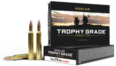 Nosler 60047 Trophy Grade  7mmSTW 160gr Nosler AccuBond 20 Per Box/10 Case