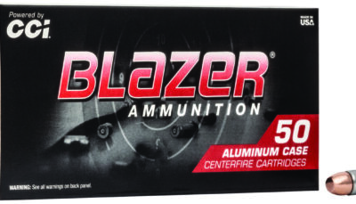 CCI 3519 Blazer Handgun 38Special +P 158gr Total Metal Jacket 50 Per Box/20 Case