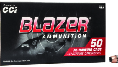 CCI 3514 Blazer Handgun 38Special +P 125gr Jacketed Hollow Point 50 Per Box/20 Case