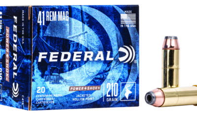 Federal C41A Power-Shok Handgun 41RemMag 210gr Jacketed Hollow Point 20 Per Box/25 Case