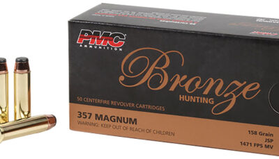 PMC 357A Bronze  357Mag 158gr Jacketed Soft Point 50 Per Box/20 Case