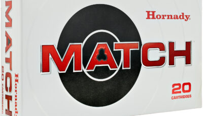 Hornady 82298 Match  8mm Mauser 196gr Boat Tail Hollow Point 20 Per Box/10 Cs