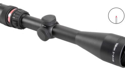 Trijicon 200010 AccuPoint  Black Hardcoat Anodized 3-9x 40mm 1" Tube Illuminated Red Triangle Post Reticle