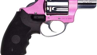 Charter Arms 53832 Undercover Lite Chic Lady Small 38 Special 5 Shot 2" High Polished Stainless Steel Barrel & Cylinder, Pink Aluminum Frame w/Black Crimson Trace Laser Grip, Exposed Hammer