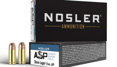 Nosler 51054 Assured Stopping Power Handgun 9mmLuger 124gr Jacketed Hollow Point 50 Per Box/10 Case